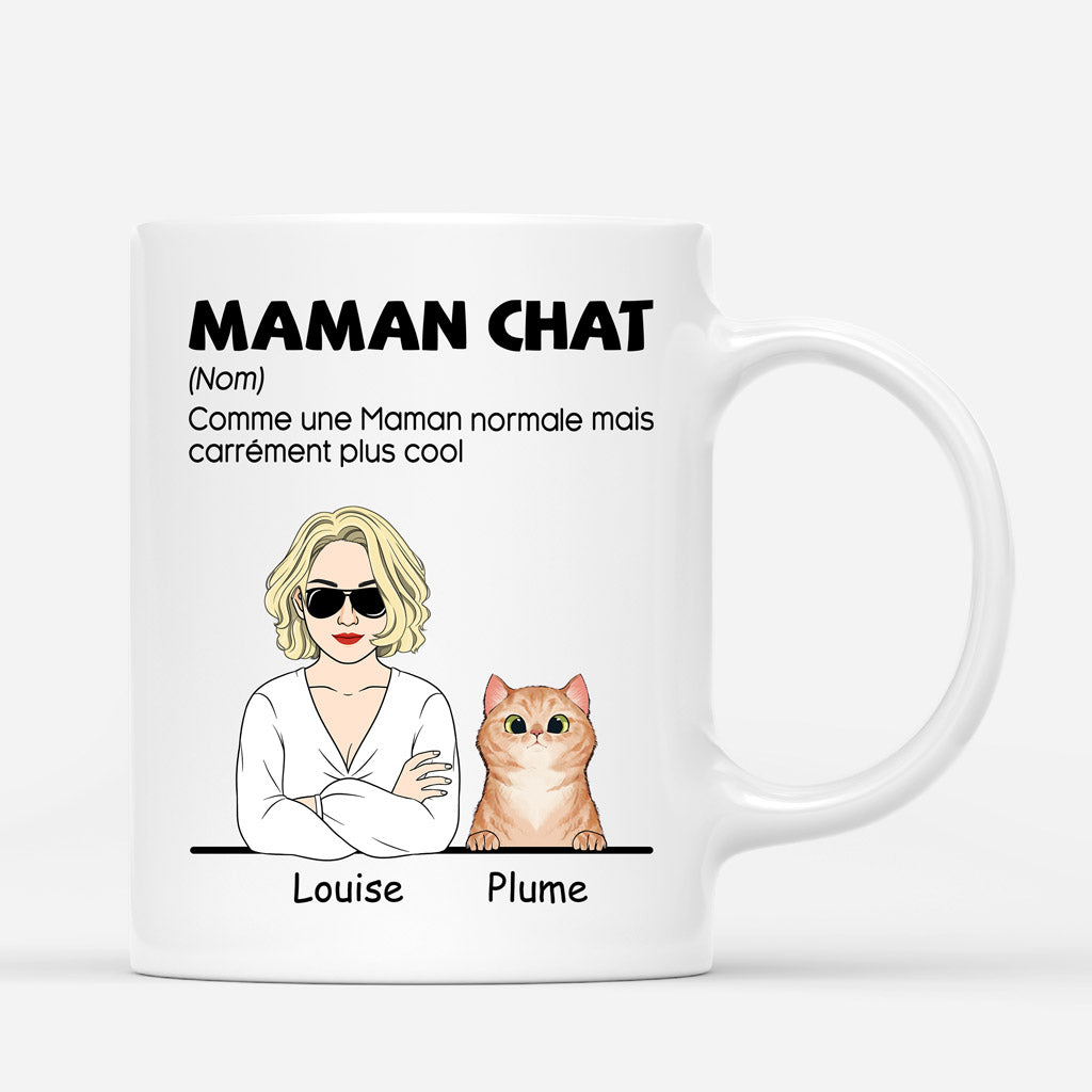 Maman Chat - Cadeau Personnalisé