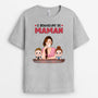 0799AFR2 Cadeau Personnalise T shirt Mamie Maman