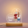 0810LFR2 Cadeau Personnalise Veilleuse LED 3D Maman Fille Mamie Maman