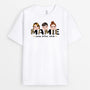 0816AFR1 Cadeau Personnalise T shirt Leopard Mamie Maman
