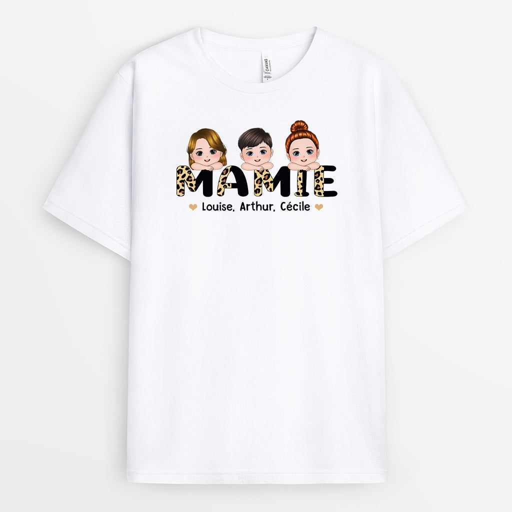 Maman Mamie - Cadeau Personnalisé | T-shirt pour Mamie Maman
