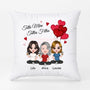 0831PFR2 Cadeau Personnalise Coussin Mere Fille Maman Mamie