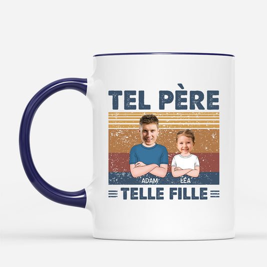 0837MFR2 Cadeau Personnalise Mug Pere Fils Papa Papi