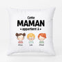 0840PFR1 Cadeau Personnalise Coussin Mamie Maman