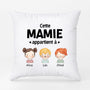 0840PFR2 Cadeau Personnalise Coussin Mamie Maman
