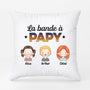 0845PFR1 CadeauPersonnalise Coussin Bande Papa Papi