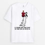 0852AFR1 Cadeau Personnalise T shirt Chemin Amoureux des Chiens