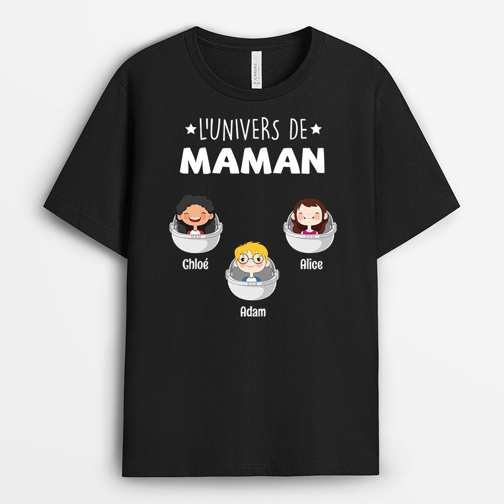 L'Univers de Maman Mamie- Cadeau Personnalisé | T-shirt pour Maman Mamie