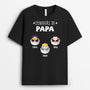 0855AFR1 Cadeau Personnalise T shirt Univers Papi Papa