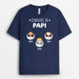 0855AFR2 Cadeau Personnalise T shirt Univers Papi Papa