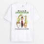 0873AFR1 Cadeau Personnalise T shirt Jardinage Amoureux des Chats
