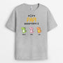 0879AFR2 Cadeau Personnalise T shirt Papy Papa