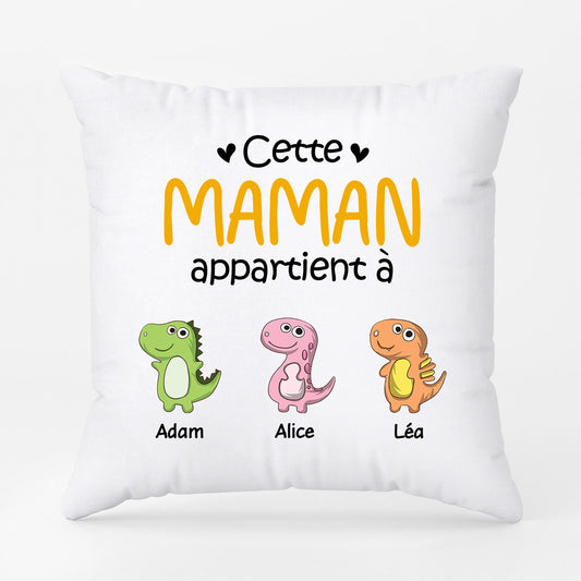 0879PFR1 Cadeau Personnalise Coussin Mamie Maman