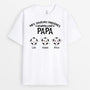 0894AFR1 Cadeau Personnalise T shirt Joueurs Papa Papy