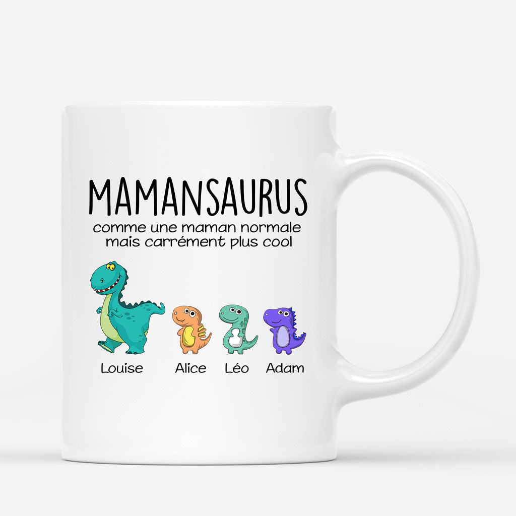 Mamiesaurus, Mamansaurus - Cadeau Personnalisé | Mug pour Maman/Mamie