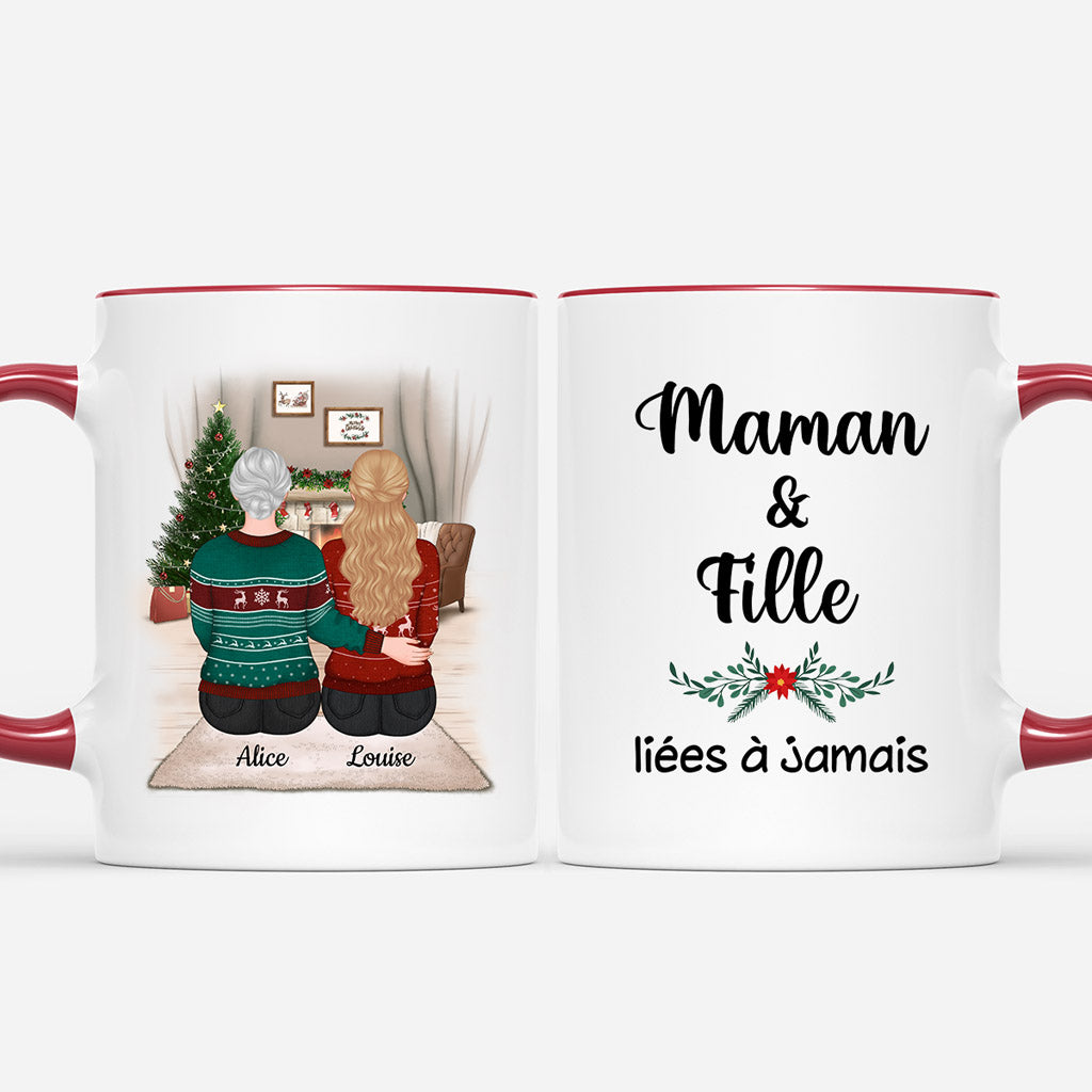 Maman et Fille - Cadeau Personnalisé | Mug pour Maman