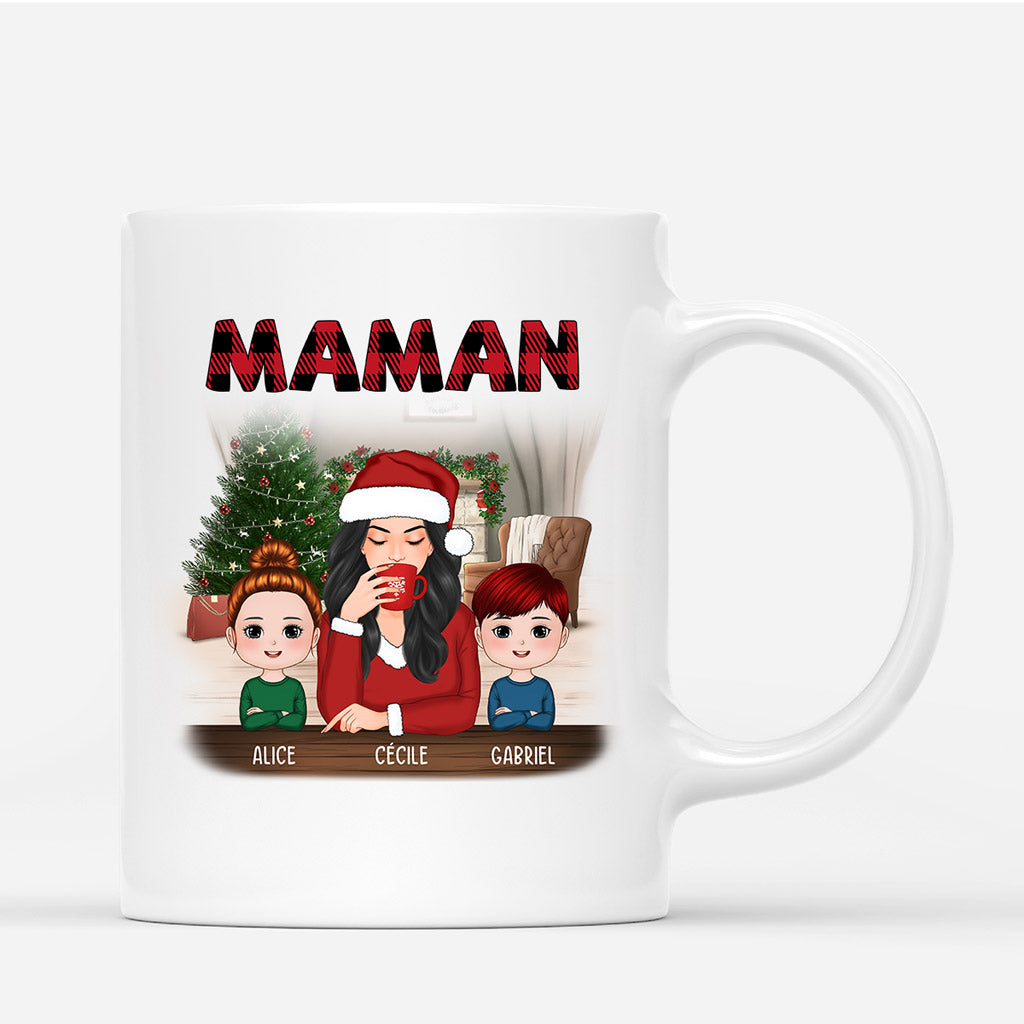 Maman Mamie - Cadeau Personnalisé | Mug pour Maman Mamie Noël