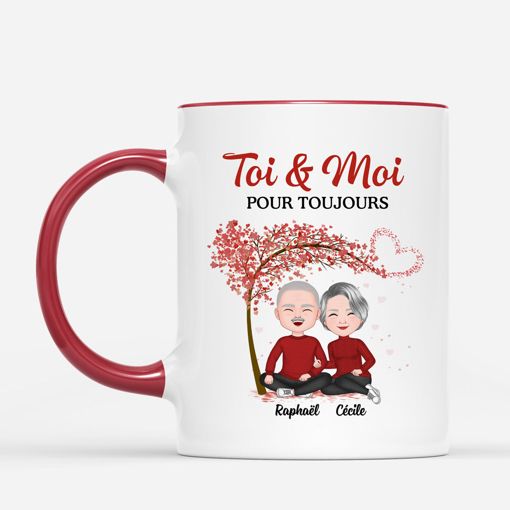 Toi Et Moi - Cadeau Personnalisé  Mug pour Couples/Amoureux - Vive La Mode