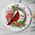 Ornement de Noël commémoratif personnalisé - Papa, Maman - Couronne de cardinaux oiseaux - 0062O030B
